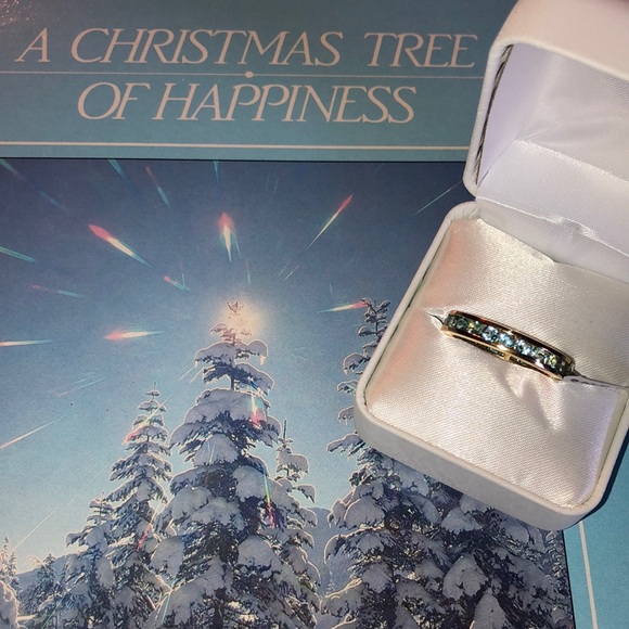 Gold Plated Topaz Ring - Picture 1 of 7